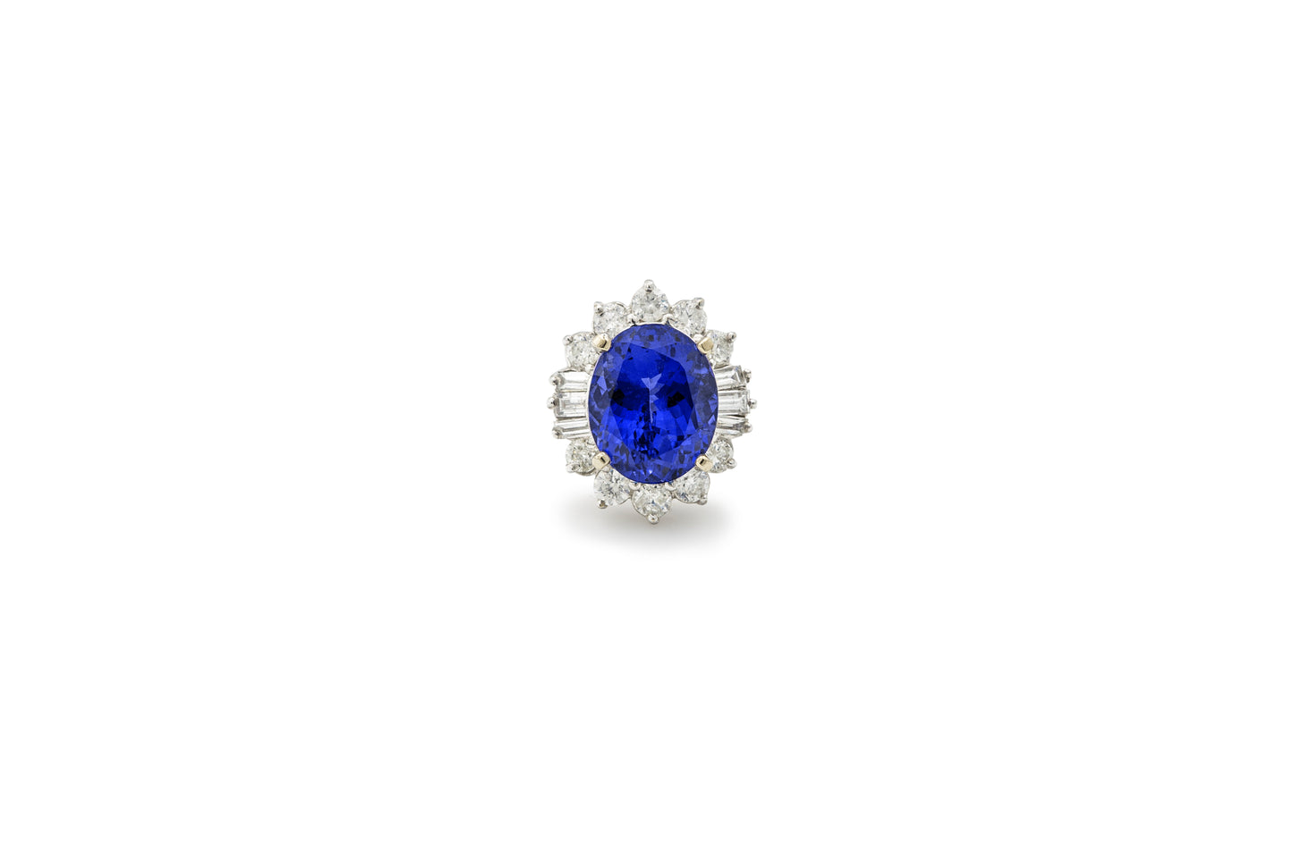 6.63ct Tanzanite Cocktail Ring - "Caroline"