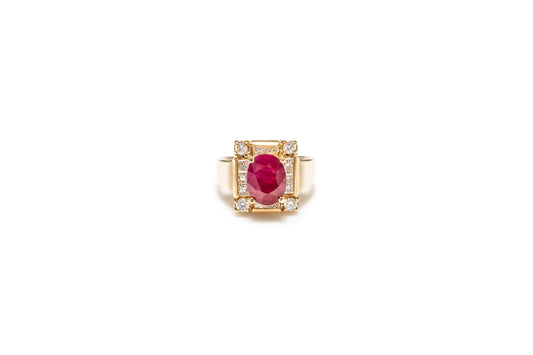 Crimson Ruby Ring