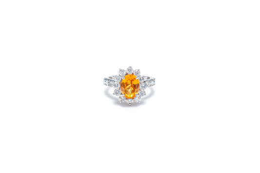 Gumi Mandarin Garnet Ring