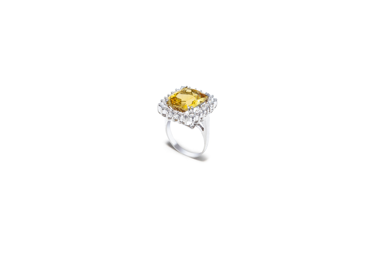 Golden Beryl Cocktail Ring