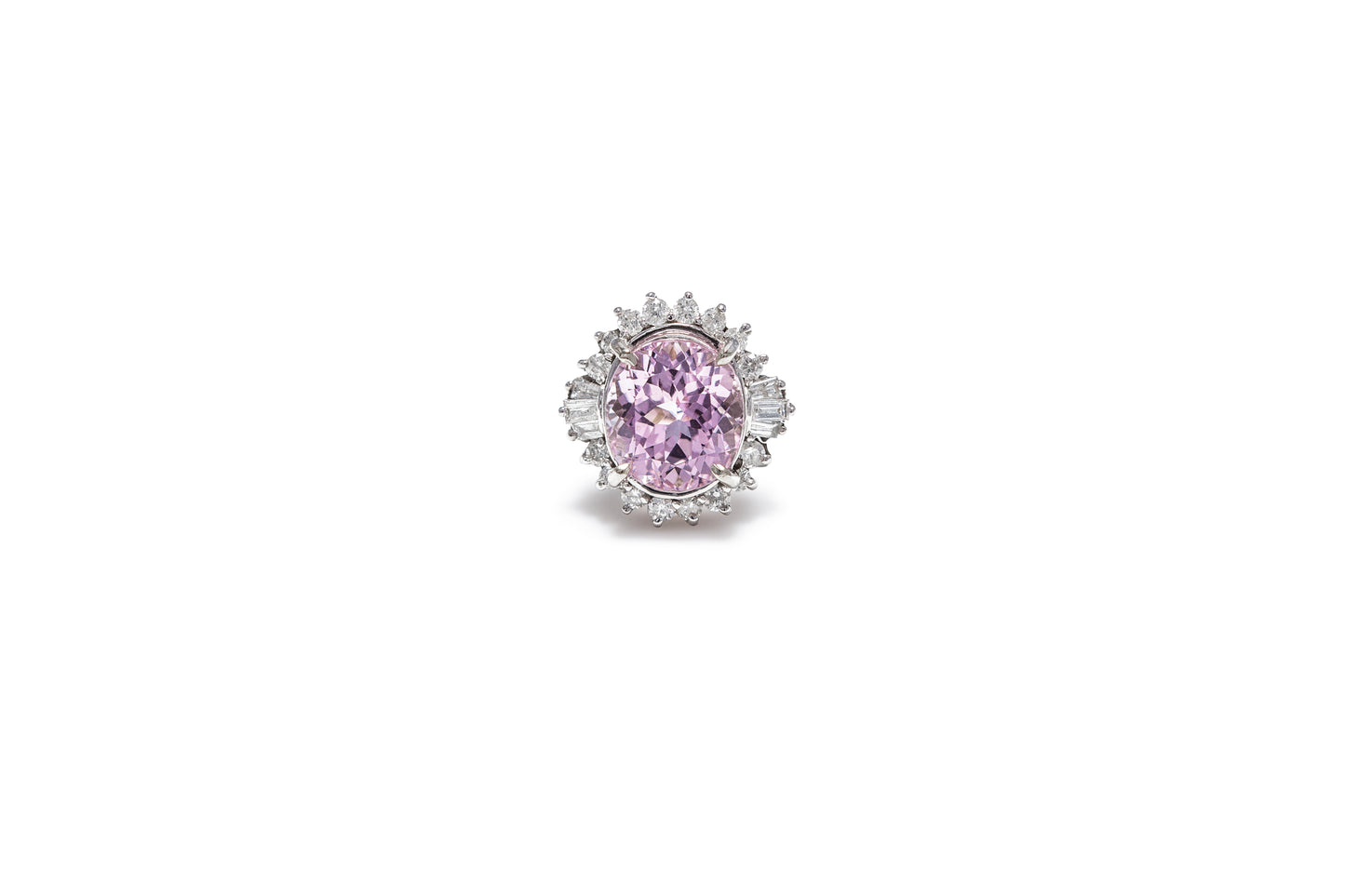 5.97ct Kunzite Cocktail Ring - "Bora"