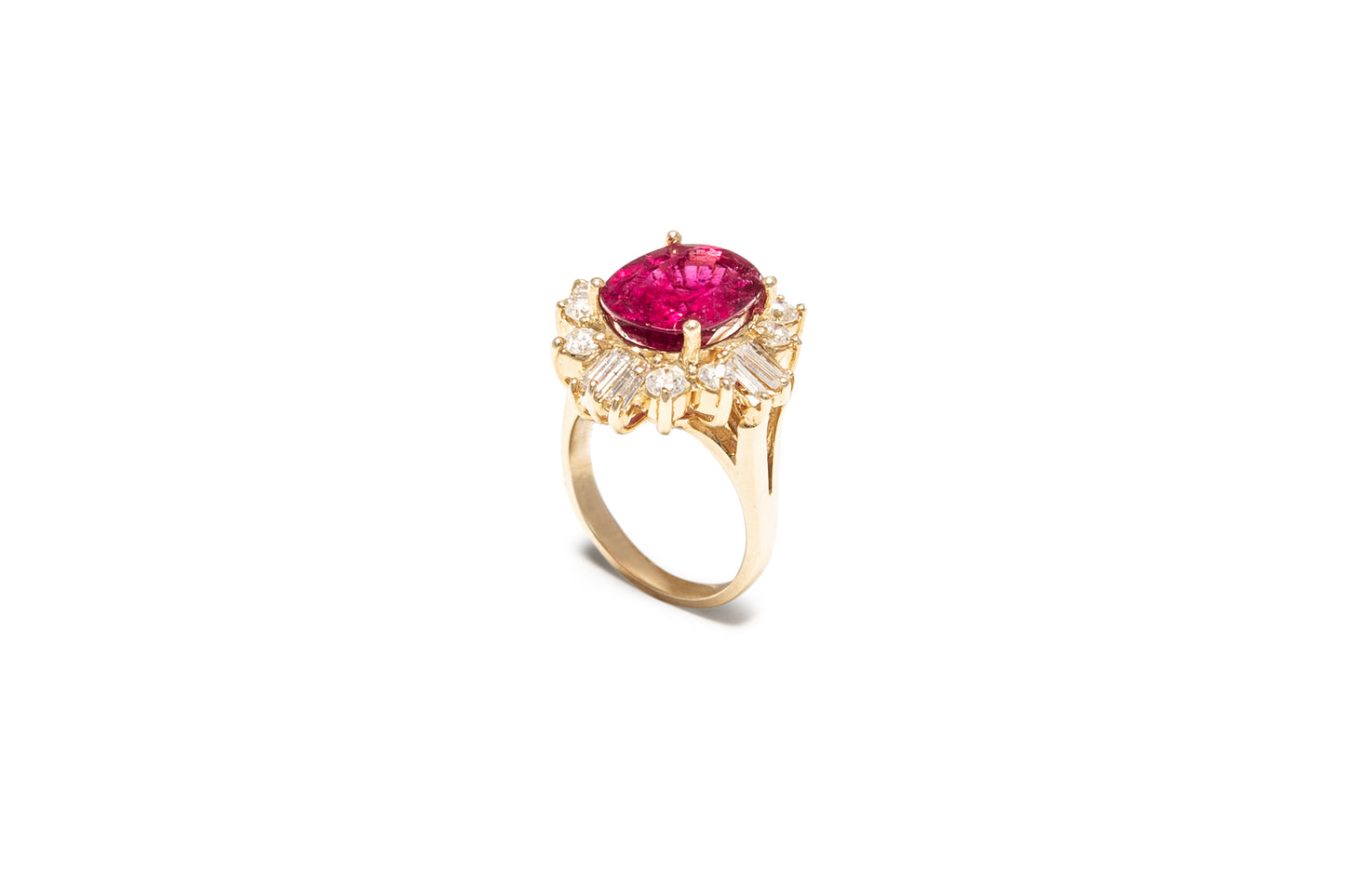 Layla Rubellite & Diamond Cocktail Ring