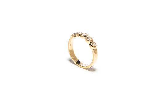 Helena Five Stone Gold Ring