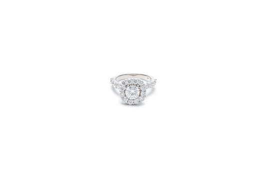 Bitna 1 carat Moissanite Ring